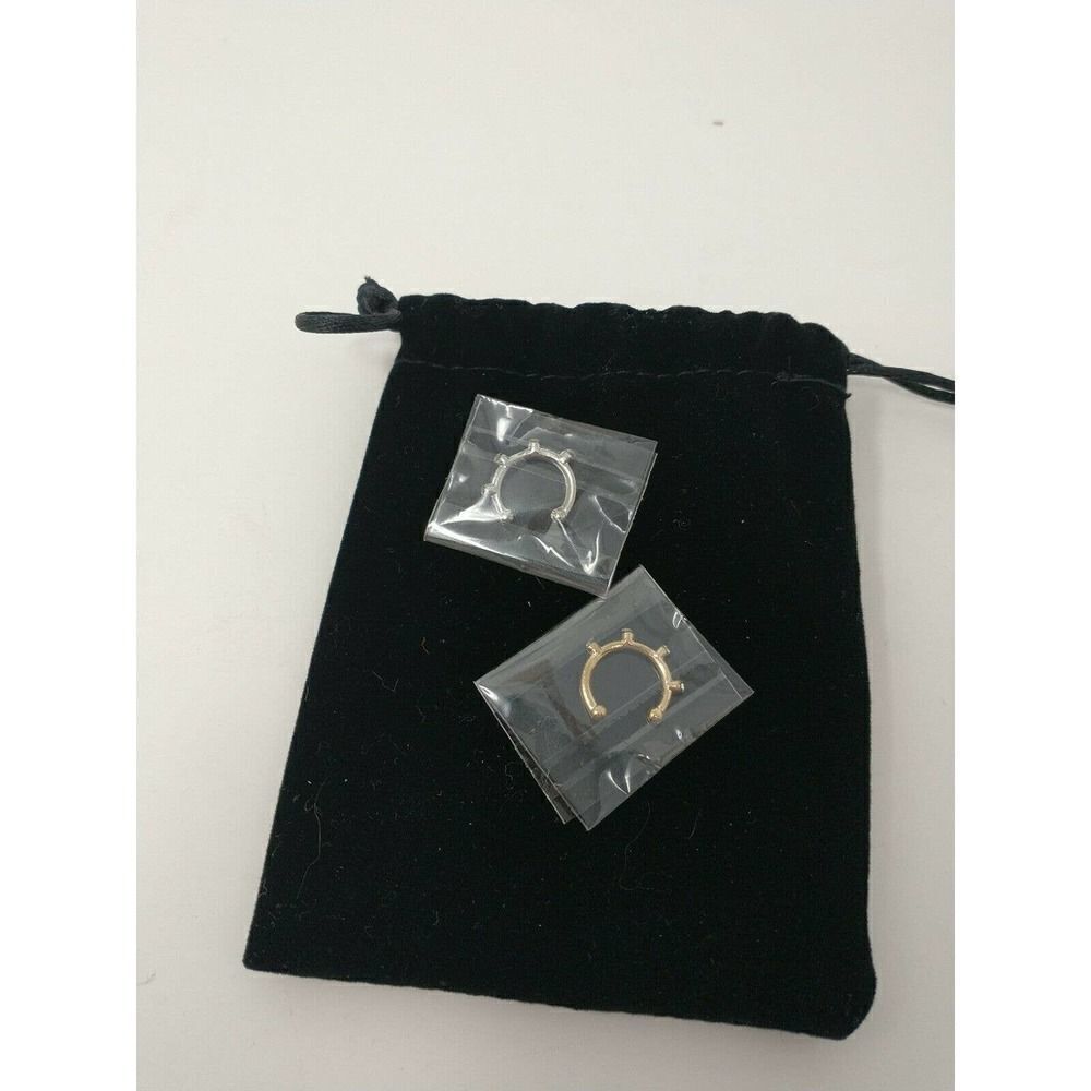2 Pcs Silver and Gold Women Toe Ring Rings Foot